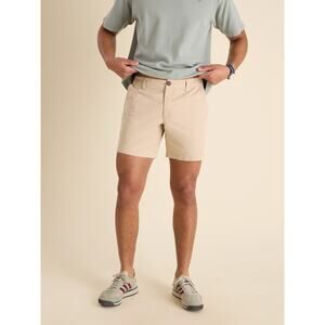 Chubbies The Khakinators 7” Flat Front Shorts Khaki Size 35 NWT